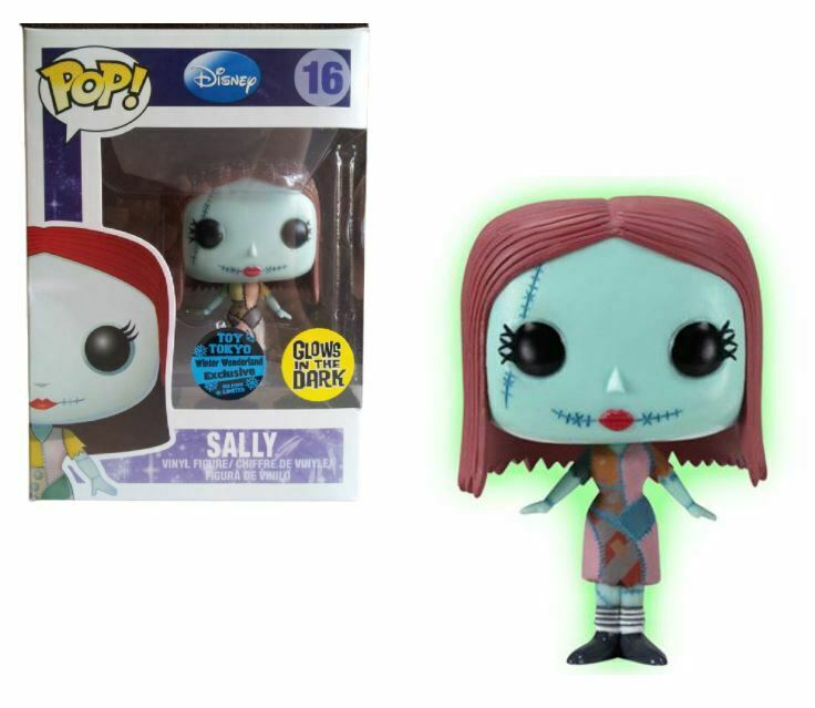 (Box Damage) Funko Pop! Nightmare Before Christmas NBC Sally Glow (GID) Winter Wonderland NYCC Toy Tokyo Exclusive #16