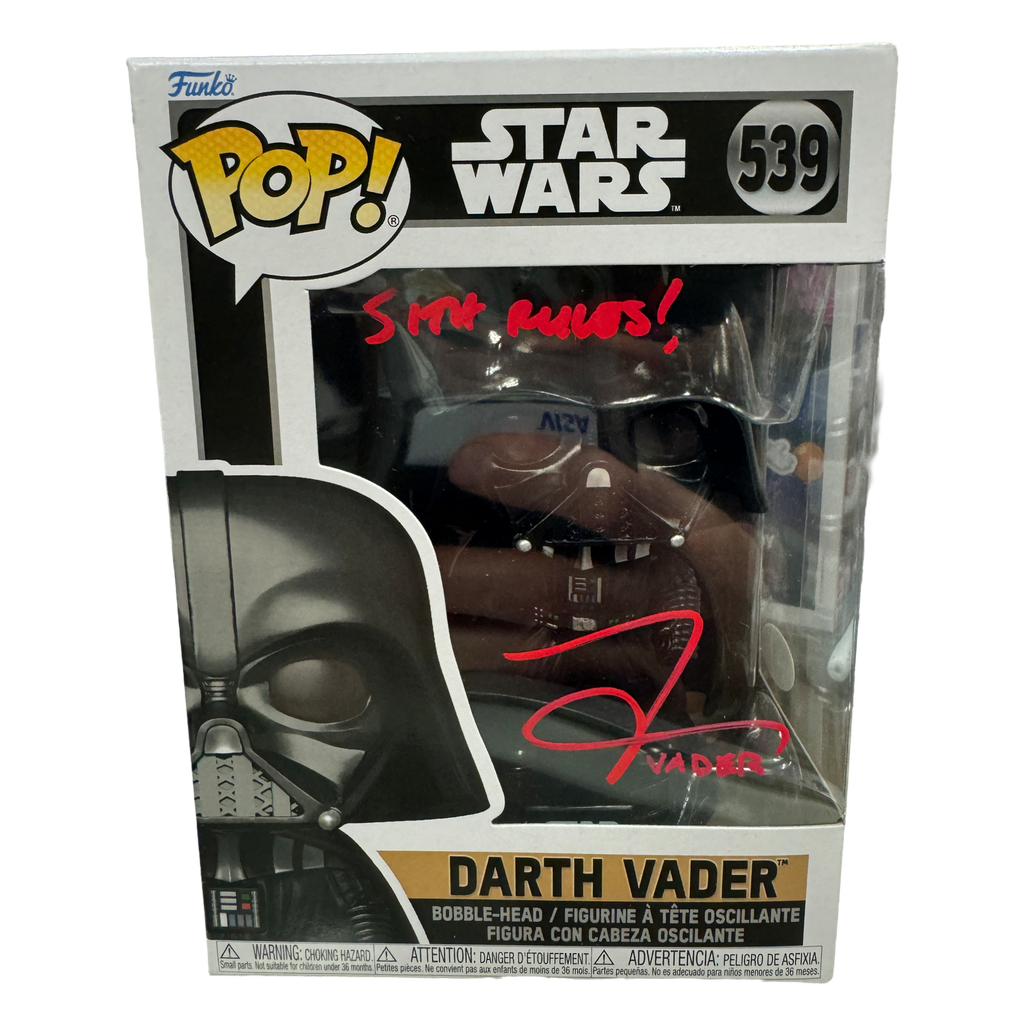 Funko Pop! Star Wars Kenobi Darth Vader SIGNED Autographed by Tom O'Connell #539 (JSA Certified)