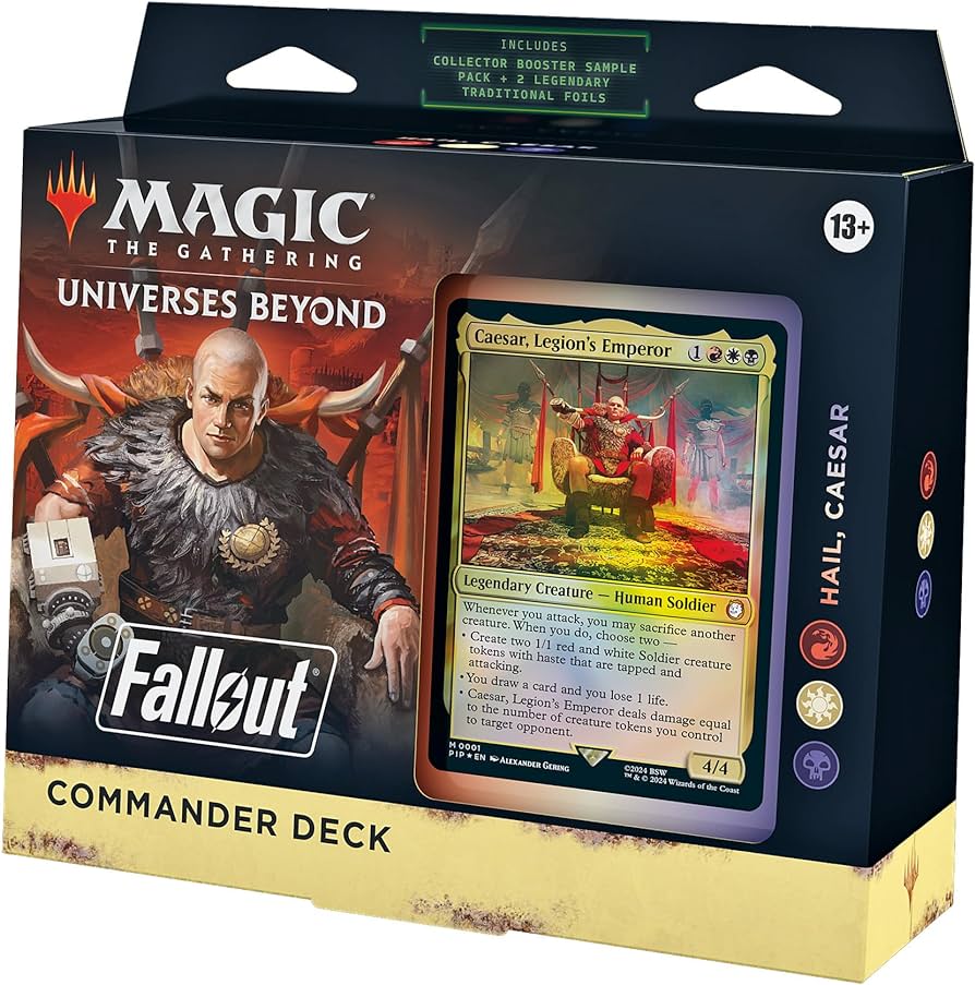 Magic The Gathering Fallout Commander Deck Hail, Ceasar
