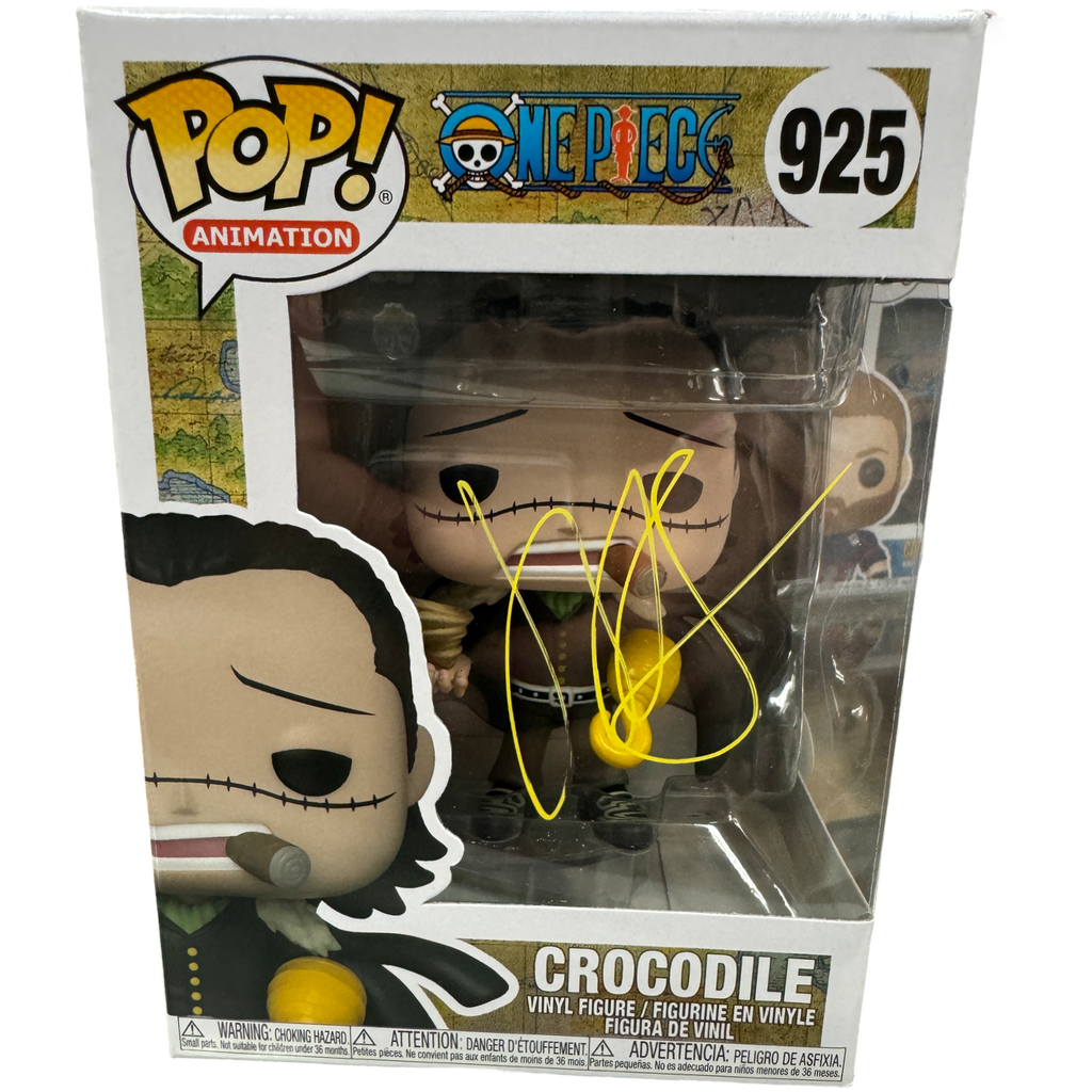 Funko Pop! One Piece Crocodile SIGNED Autographed by John Swasey #925 (JSA Certified) (Styles and Colors May Vary)