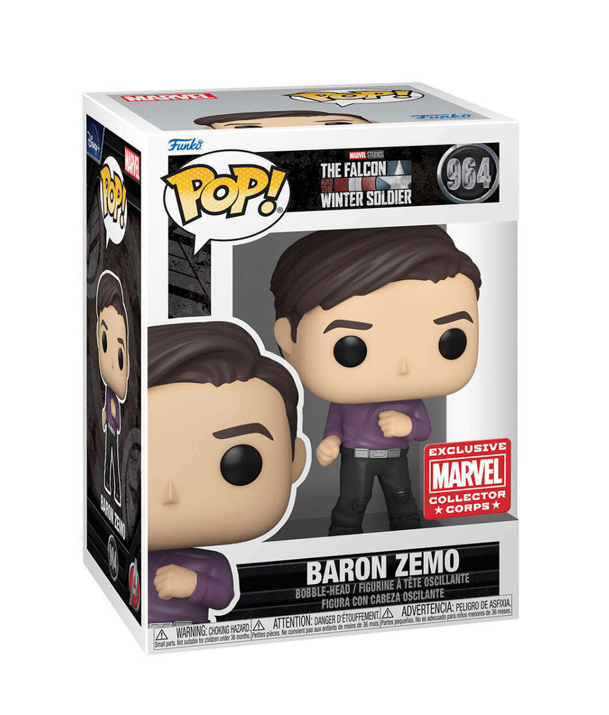 Funko Pop! Marvel The Falcon and the Winter Soldier Baron Zemo (Dancing) Exclusive #964