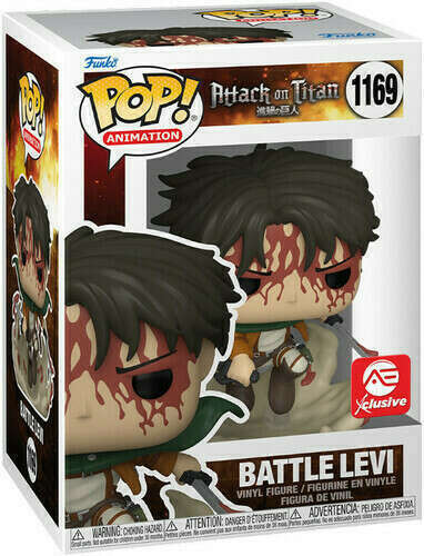 (Box Damage) Funko Pop! Attack On Titan Battle Levi (Exclusive) #1169 
