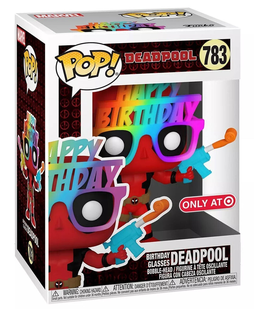 (Box Damage) Funko Pop! Deadpool Birthday Glasses Deadpool (Exclusive) #783