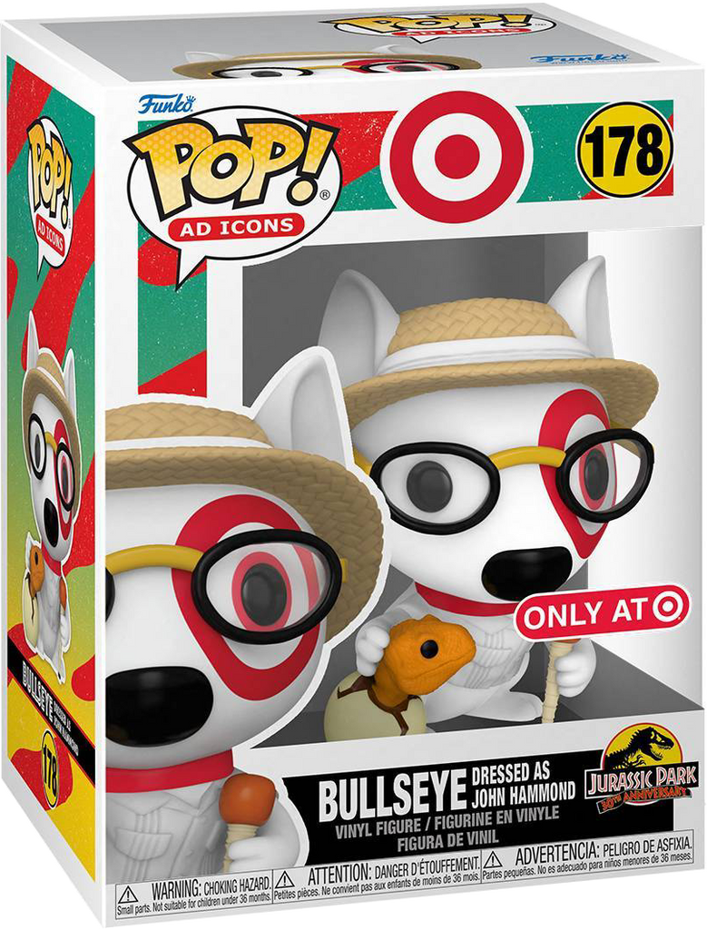 (Light Box Damage) Funko Pop! Target Bulseye Dressed As John Hammond (Exclusive) #178 