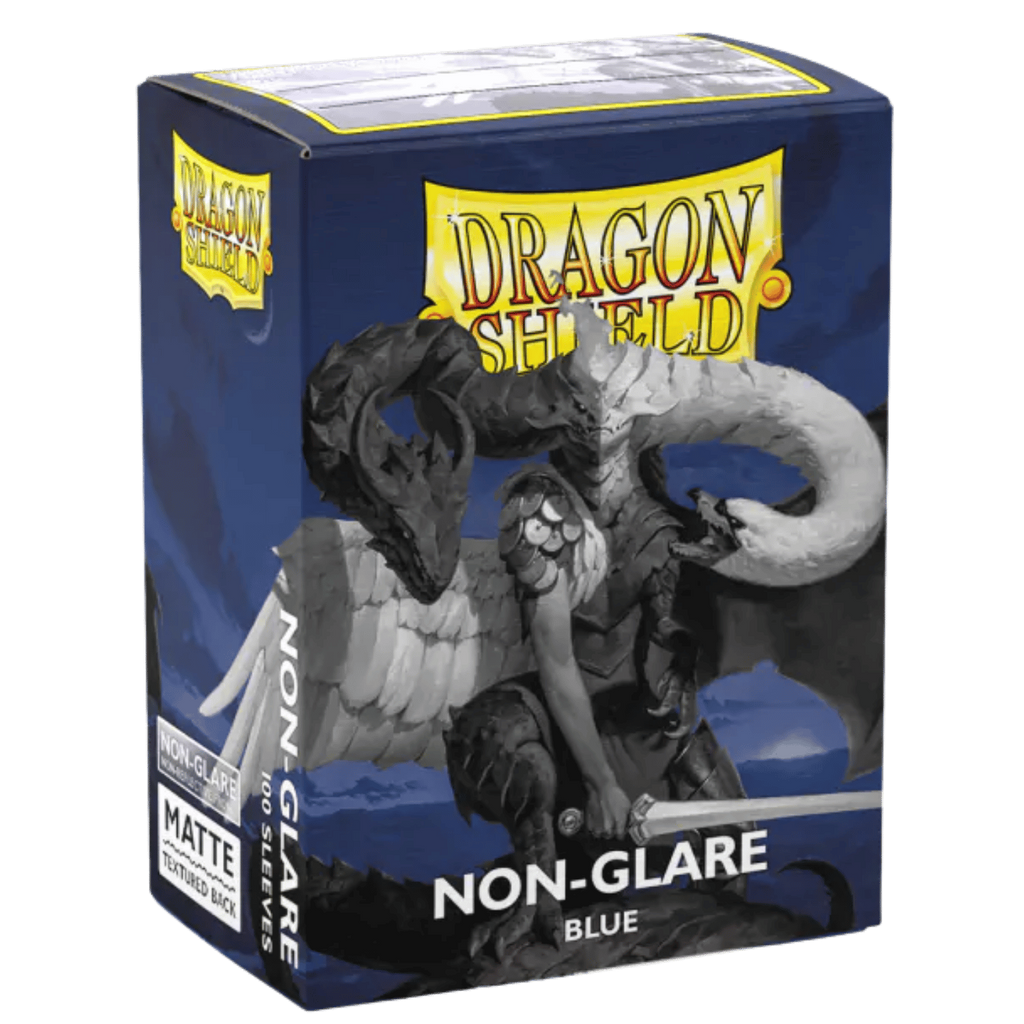 Dragon Shield Non-Glare Matte Blue Sleeves (100-Pack)