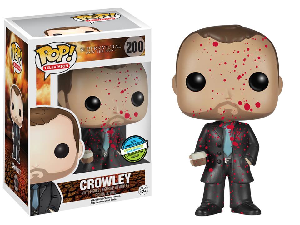 (Light Box Damage) Funko Pop! Supernatural Join The Hunt Crowley (Bloody) (Exclusive) #200 