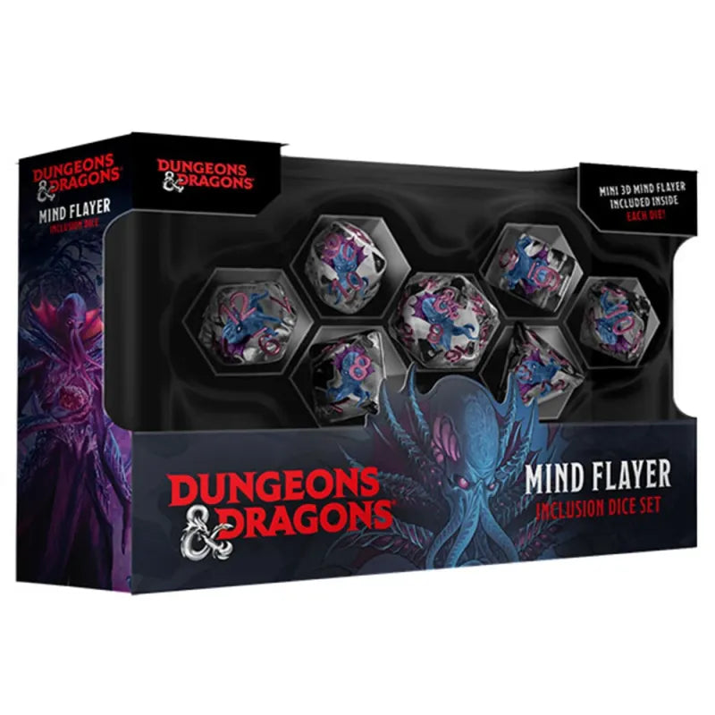 D&D Inclusion: Mind Flayer Dice Set (7)