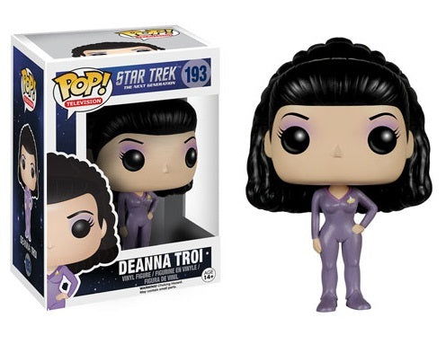 (Box Damage) Funko Pop! Television Star Trek The Next Generation Deanna Troi #193 
