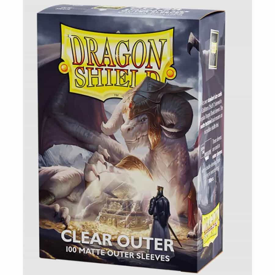 Dragon Shield Standard Size Card Sleeves 100 Count Matte Outer Clear