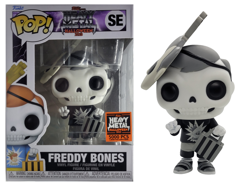 (Box Damage) Funko Pop! Heavy Metal Halloween 2023 Freddy Bones (Exclusive) #SE