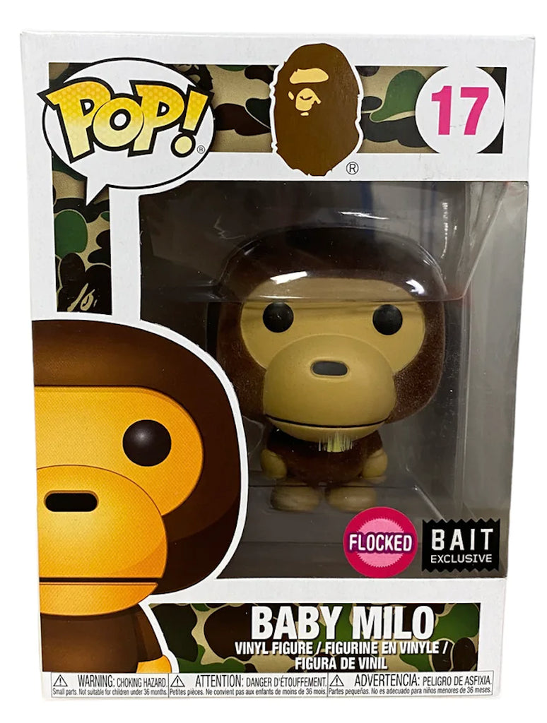 Funko Pop! Babe Baby Milo Flocked A Bathing Ape Bait Exclusive #17