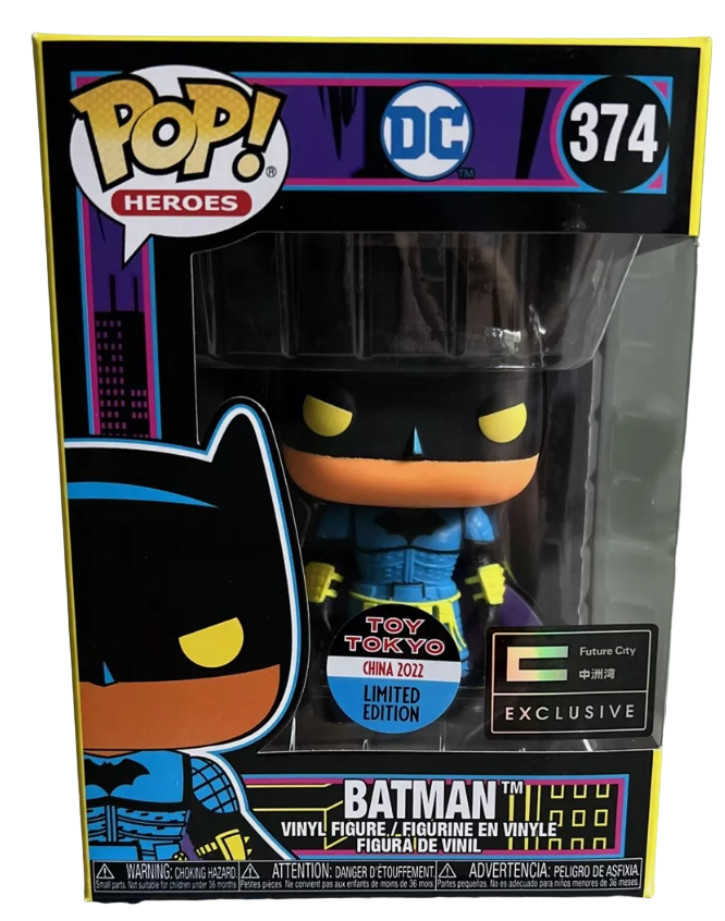 Funko Pop! DC Imperial Palace Batman Black Light Exclusive #374 