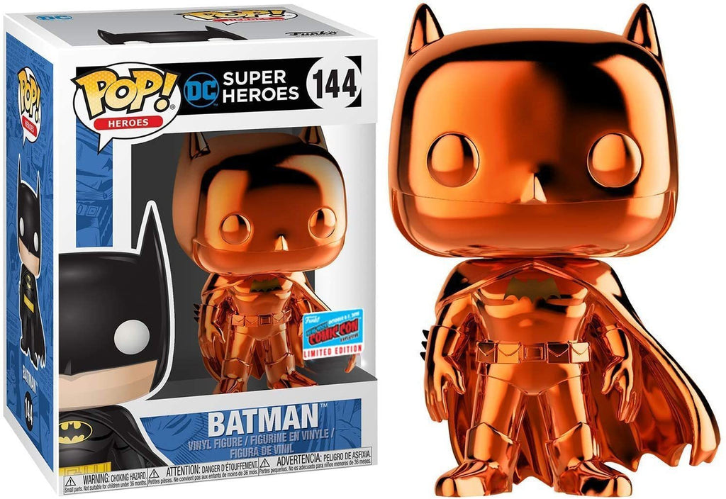 Funko Pop! DC Orange Chrome Batman NYCC Exclusive #144