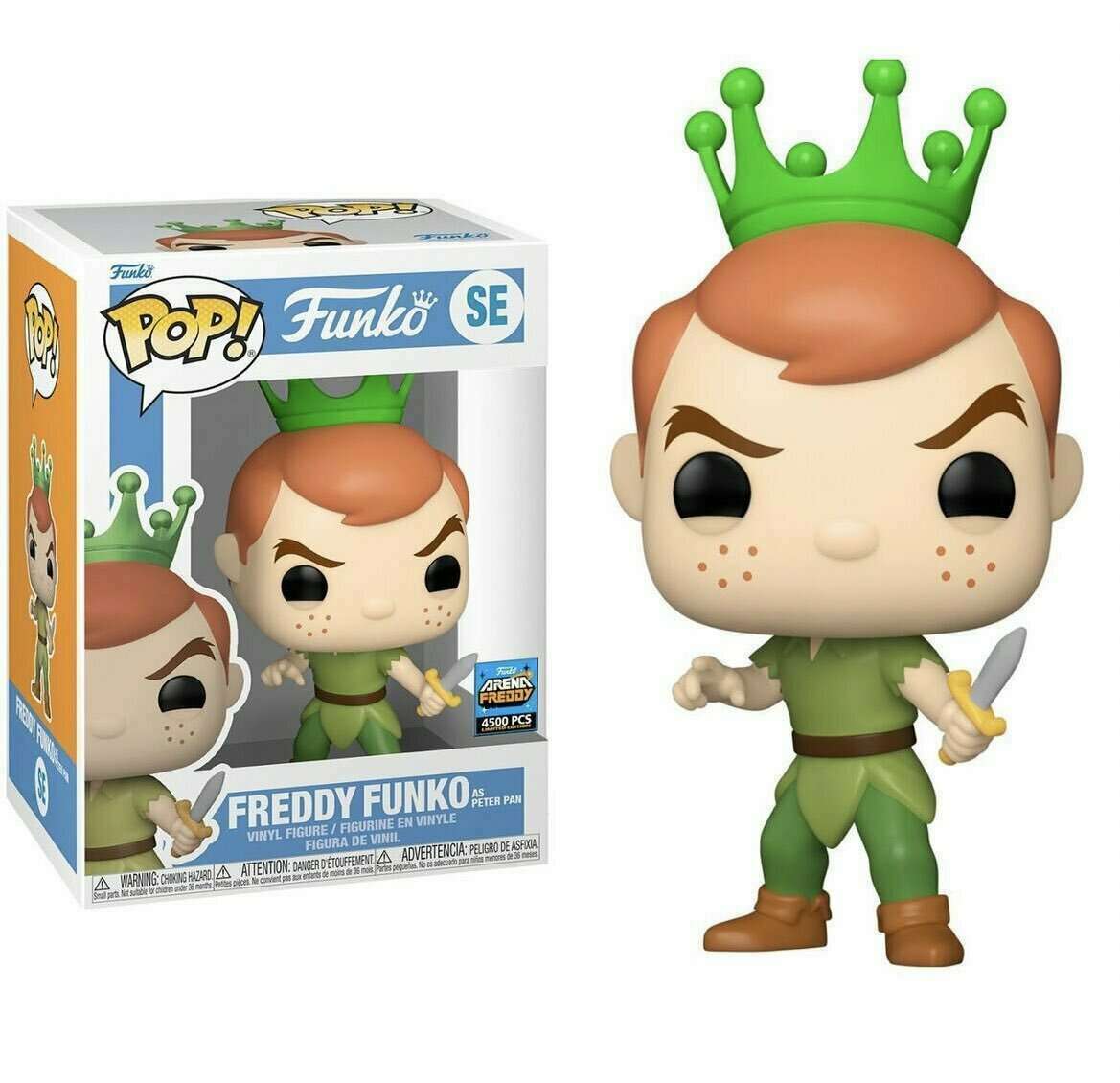 【超希少】Freddy Funko フレディ ファンコ as Peter Pan Funko Pop! Freddy Funko as Peter Pan Arena Freddy Exclusive (4500 Pcs)