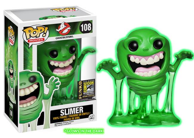 Funko Pop! Ghostbusters Slimer Glow SDCC Exclusive #108 (2500 Pcs)