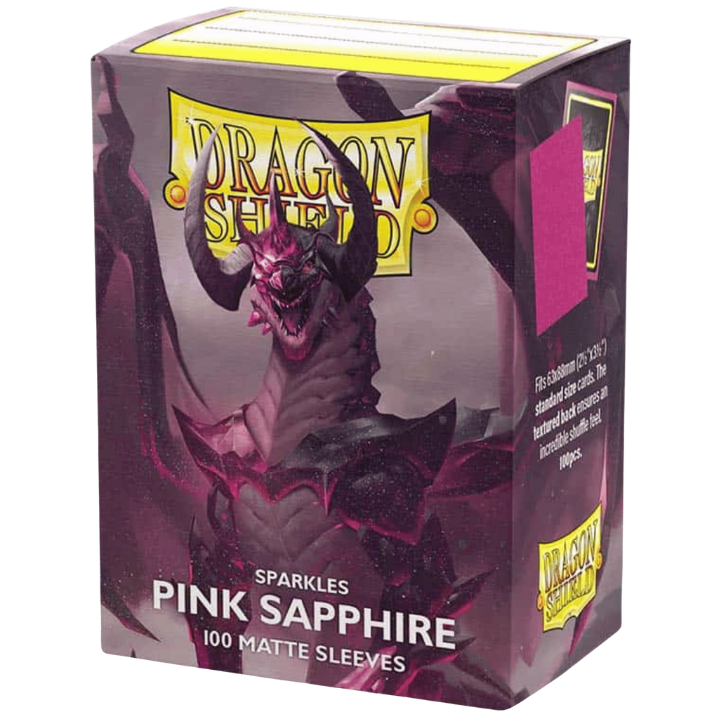 Dragon Shield Dual Matte Standard Sleeves - Pink Sapphire (100-Pack)