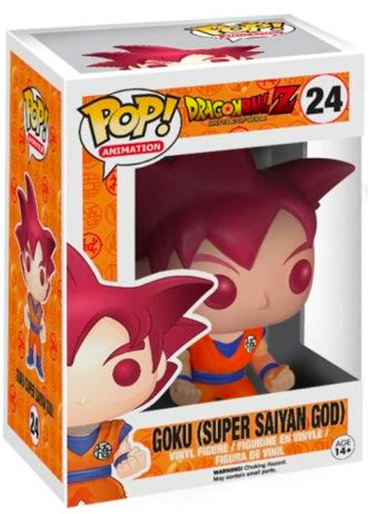 Funko Pop! Dragonball Z Battle of Gods Goku (Super Saiyan God) (Exclusive) (Red Hair) #24 