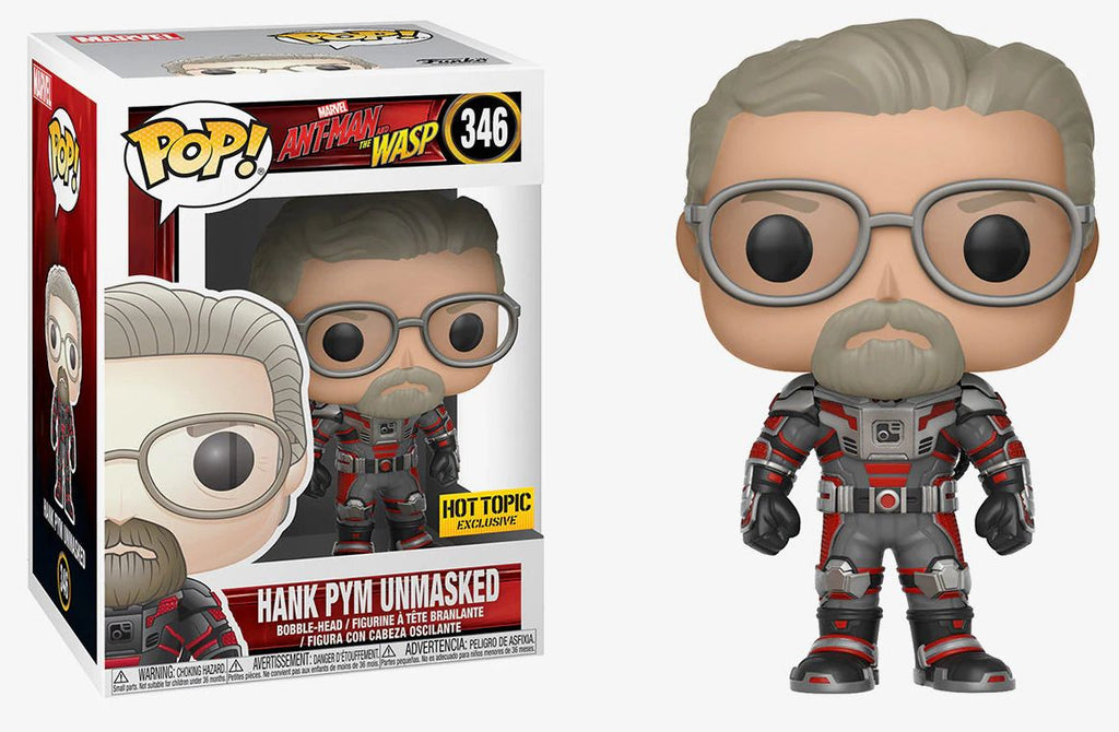 (Box Damage) Funko Pop! Marvel Ant-Man And The Wasp Hank Pym (Unmasked) (Exclusive) #346 
