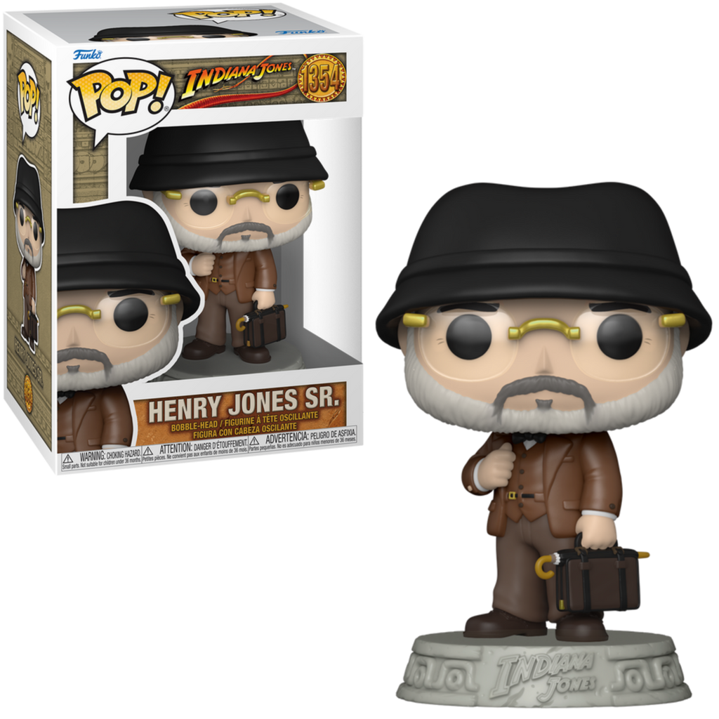 (Light Box Damage) Funko Pop! Indiana Jones Henry Jones Sr. #1354 