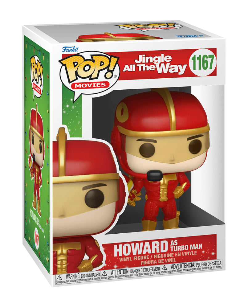 (Box Damage) Funko Pop! Jingle All The Way Howard As Turbo Man #1167 