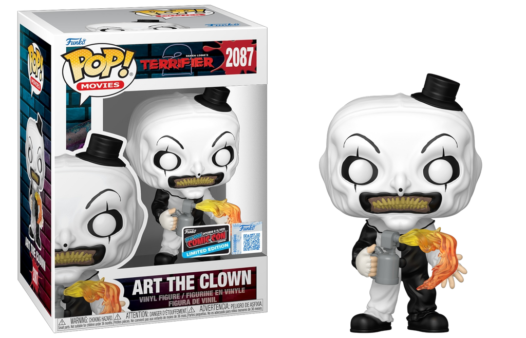 Funko Pop! Terrifier 2 Art The Clown (Official NYCC Sticker) (Exclusive) #2087