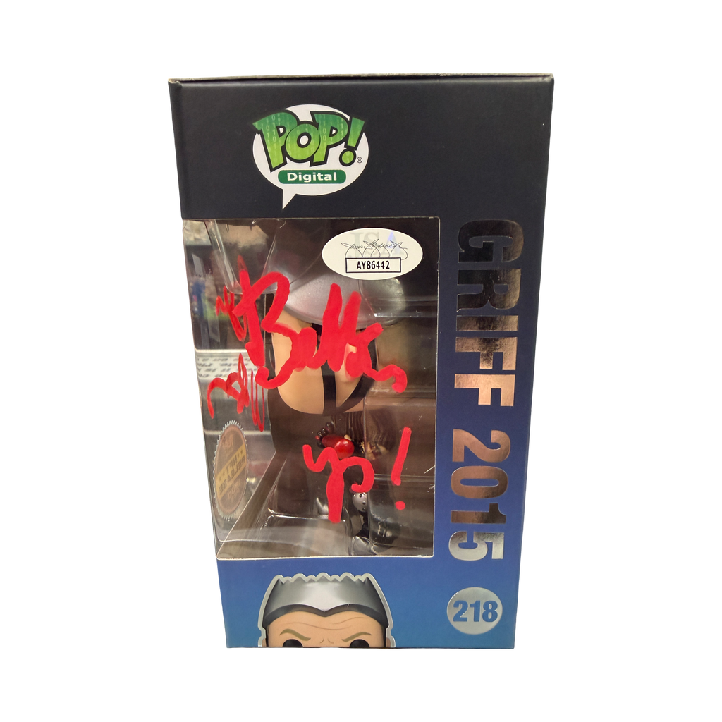 Funko Pop! Back to the Future Griff (2015) Signed Autographed by Tom Wilson NFT Exclusive (1900 pcs) # 218 (JSA Certified)