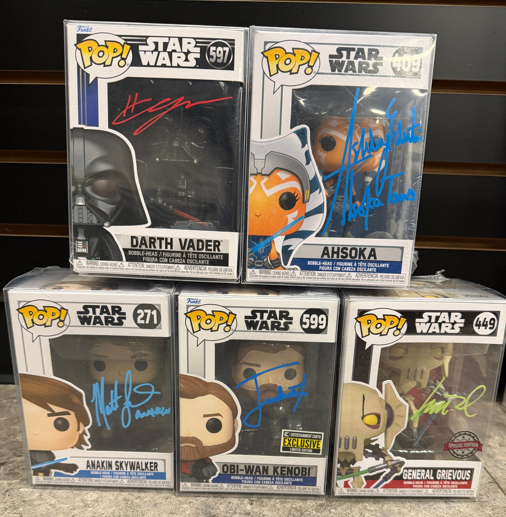Autograph Funko Pop Mystery Box (Autographed / Signed) with Golden Ticket For A Free Switch 2