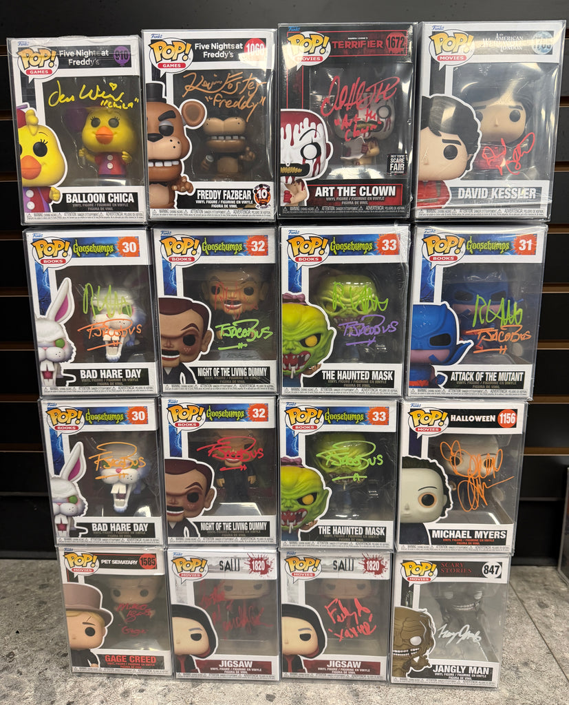 Autograph Funko Pop Mystery Box (Autographed / Signed) with Golden Ticket For A Free Switch 2