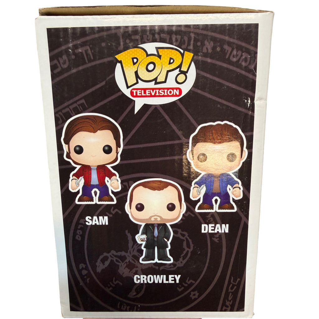 (Box Damage) Funko Pop! Supernatural Sam Dean Crowley Bloody Metallic NYCC Convention Exclusive (175 pcs) 3 pack