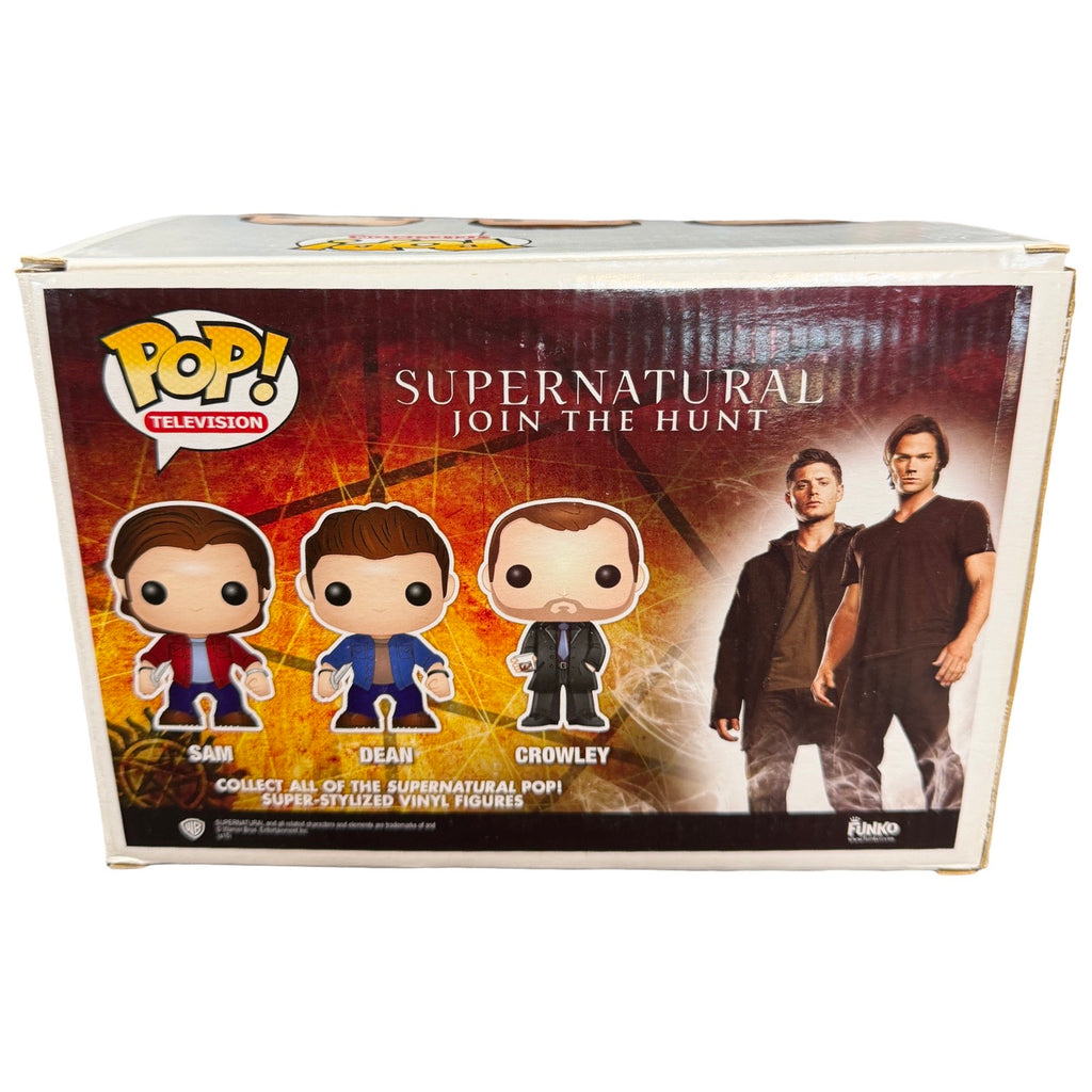 (Box Damage) Funko Pop! Supernatural Sam Dean Crowley Bloody Metallic NYCC Convention Exclusive (175 pcs) 3 pack