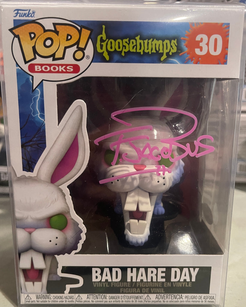 Funko Pop! Goosebumps Bad Hare Day Signed Autographed by Tim Jacobus #30 (JSA Certified)