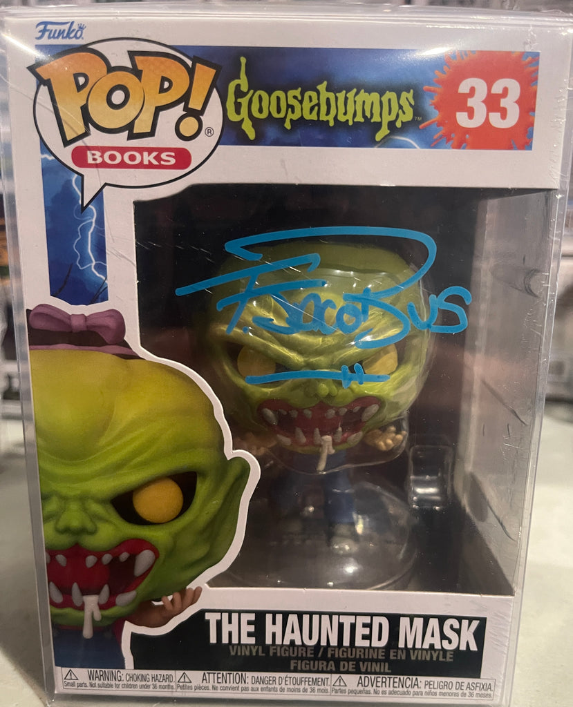 Funko Pop! Goosebumps The Haunted Mask Signed Autographed by Tim Jacobus #33 (JSA Certified)