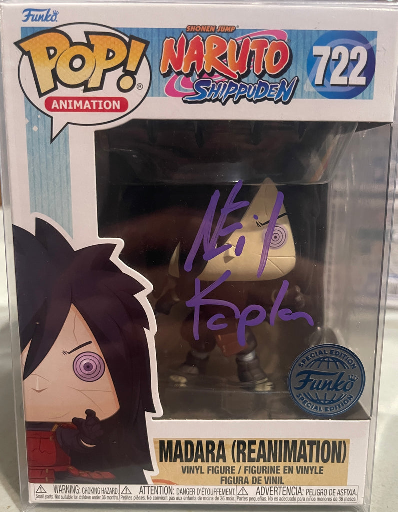 Funko Pop! Naruto Shippuden Madara (Reanimation) Exclusive Signed Autographed by Neil Kaplan #722 (JSA Certified)