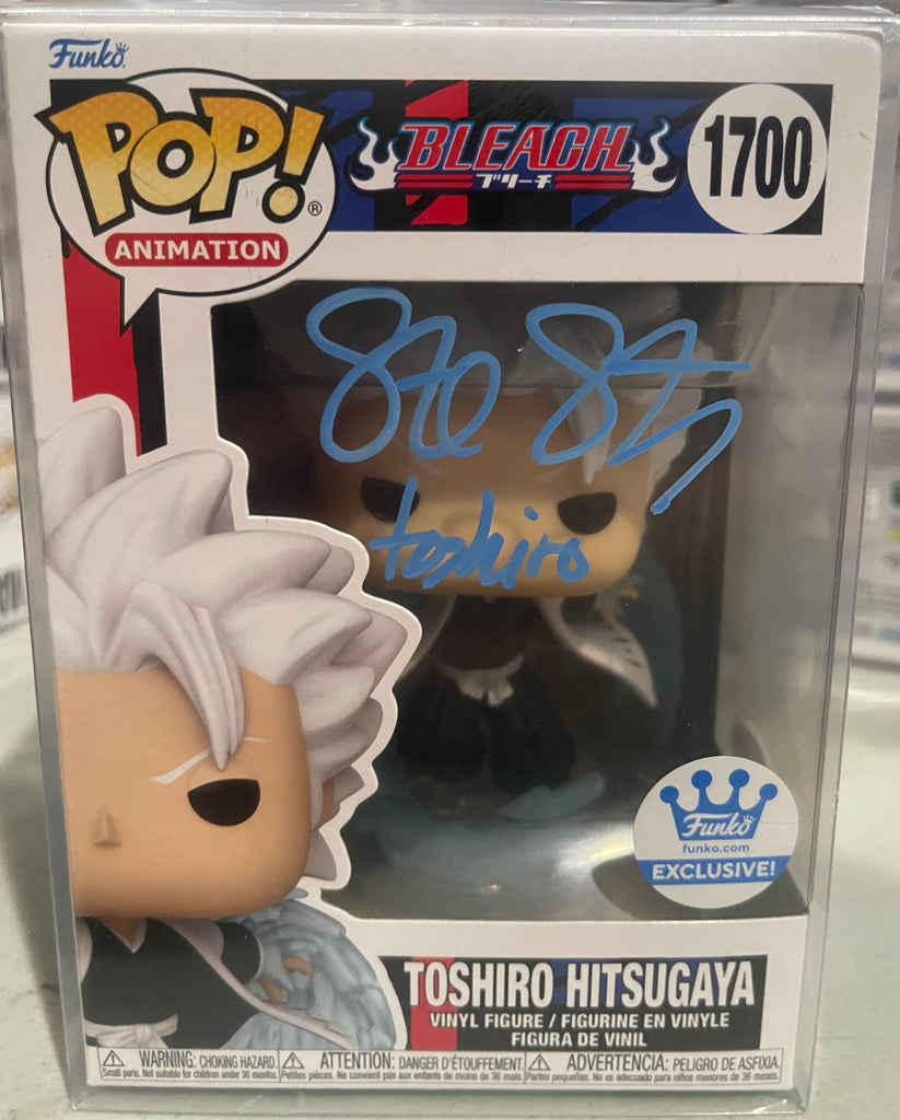 Funko Pop! Bleach Toshiro Hitsugaya Exclusive Signed Autographed by Steve Staley #1700 (JSA Certified)