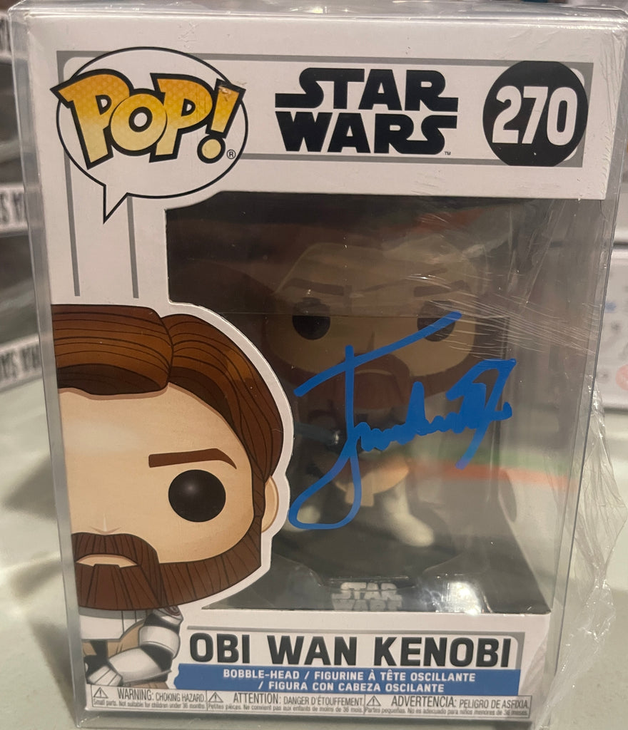 Funko Pop! Star Wars The Clone Wars Obi Wan Kenobi Signed Autographed By James Arnold Taylor #270 (JSA Certified)
