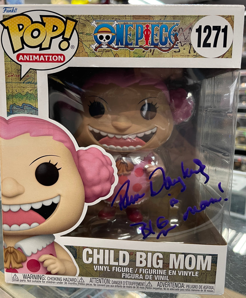 Funko Pop! One Piece Child Big Mom 6 Inch Signed Autographed by Pam Dougherty #1271 (JSA Certified)