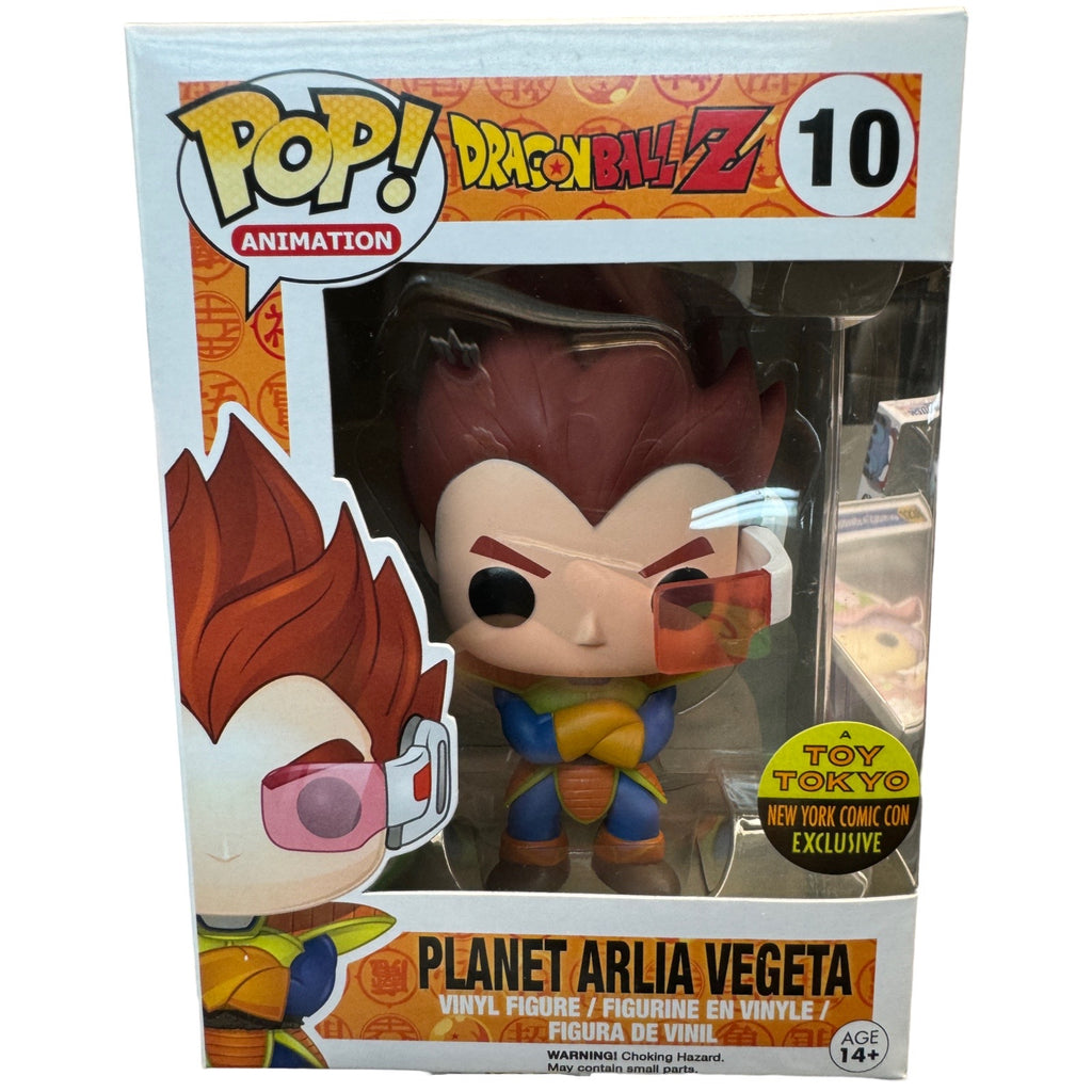 Funko Pop Dragon Ball Z DBZ Planet Arlia Vegeta NYCC Toy Tokyo Funko Pop Dragon Ball Z DBZ Planet Arlia Vegeta NYCC Toy Tokyo