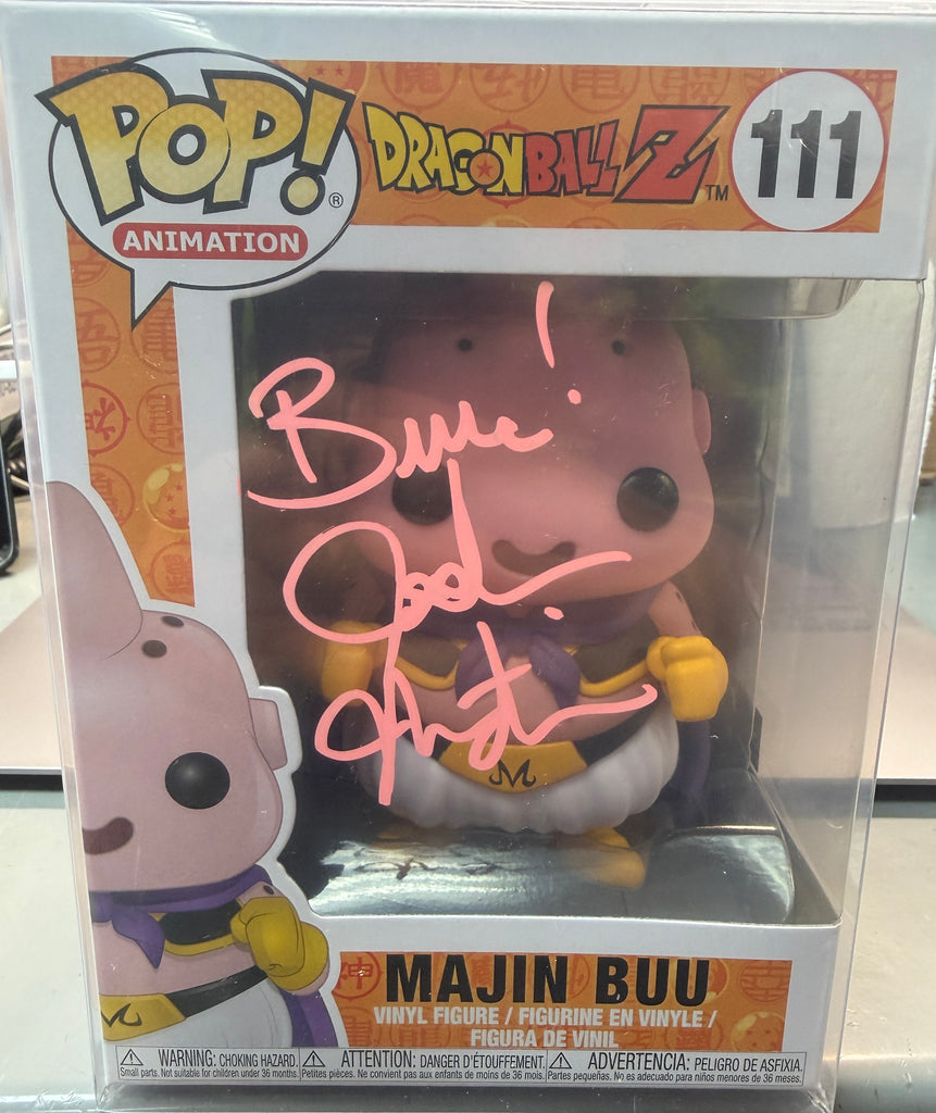 Funko Pop! Dragon Ball Z Majin Buu Signed Autographed by Josh Martin #620 (MSA Certified)