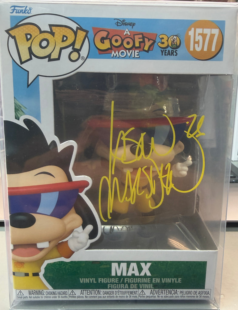 Funko Pop! A Goofy Movie Max Signed Autographed by Jason Marsden #1577 (MSA Certified) (Styles and Colors May Very)