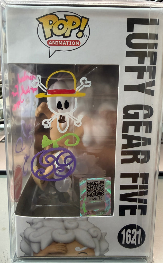Funko Pop! One Piece Luffy Gear Five Exclusive Signed Autographed by Colleen Clickenbeard #1621 (Official Pix Certified)