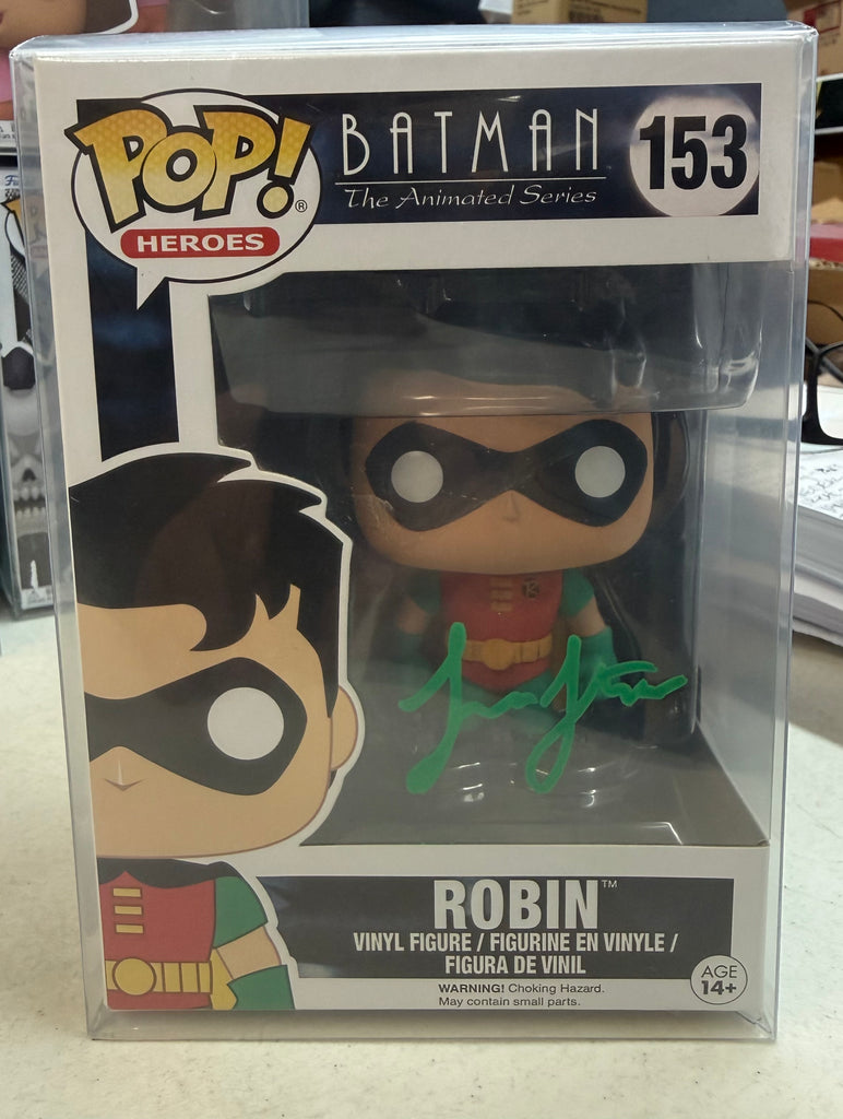 Funko Pop! Batman The Animated Series Robin Autographed Signed By Loren Lester (MSA Certified) #153 