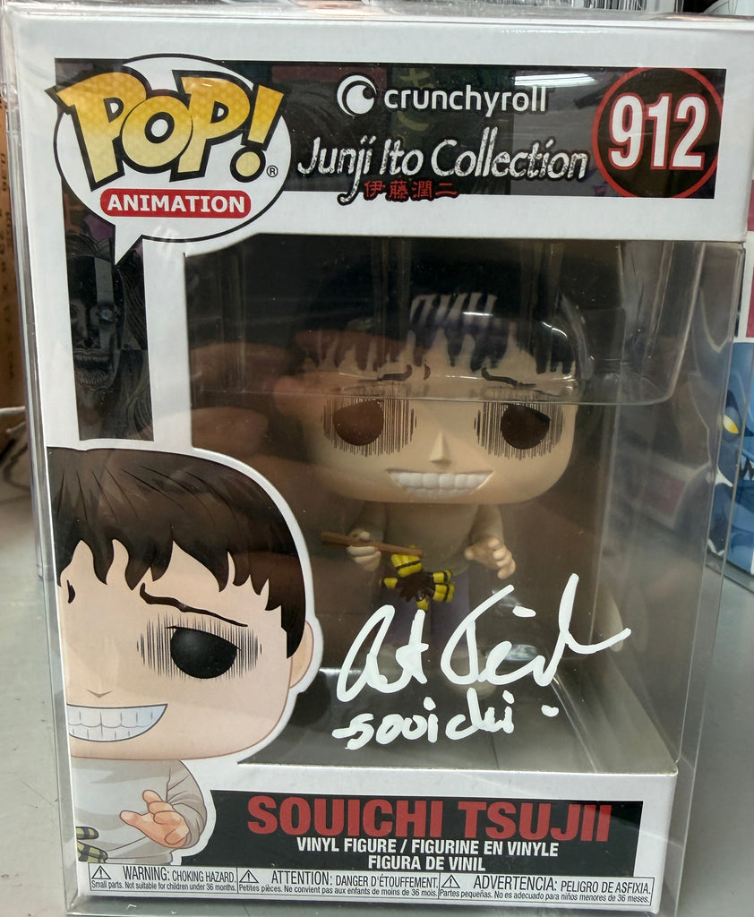 Funko Pop! Junji Ito Collection Souichi Tsuji Signed Autographed by Austin Tindle #912 (JSA Certified)