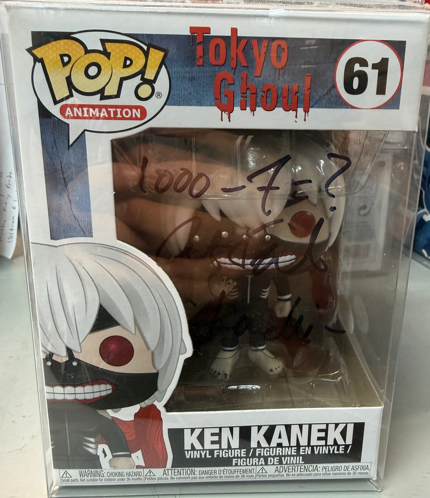 Funko Pop! Tokyo Ghoul Ken Kaneki Signed Autographed by Austin Tindle #61 (JSA Certified)