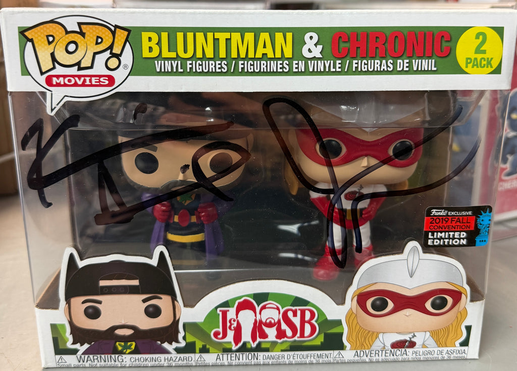 Funko Pop! Bluntman and Chronic Exclusive Dual Signed by Kevin Smith and Jason Mewes (No Certification)