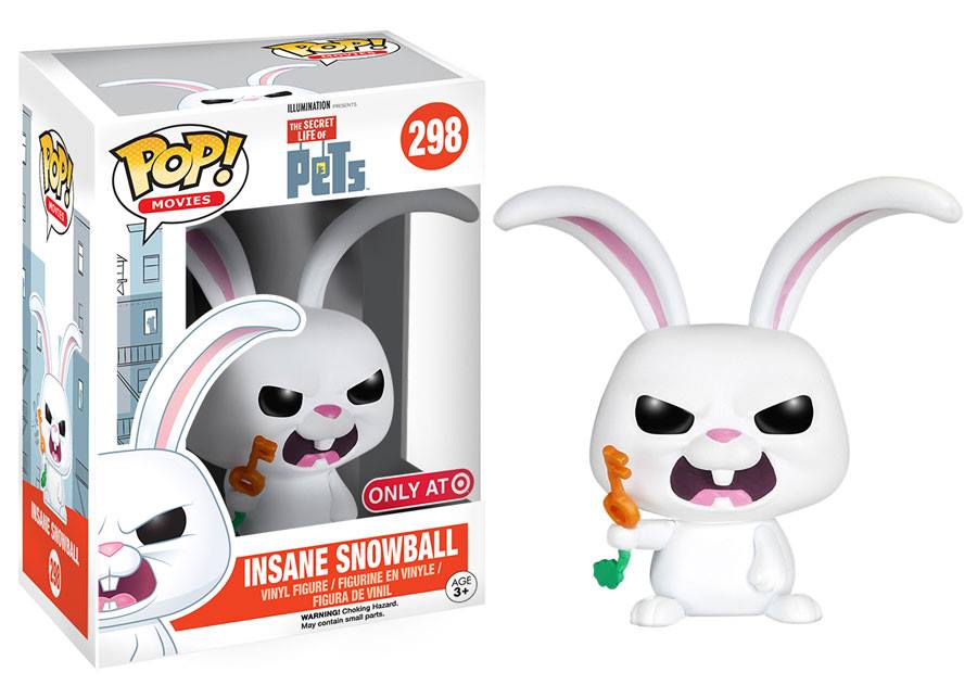 Funko Pop! The Secret Life of Pets Insane Snowball &nbsp;(Exclusive) (No Sticker) #298