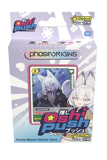 Oshi Push VTuber Card Game: Gen One: Phase Origins: Starter Deck - Tenma Maemi