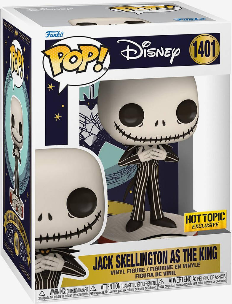 Funko Pop! Disney Jack Skellinton As The King (Exclusive) #1401 
