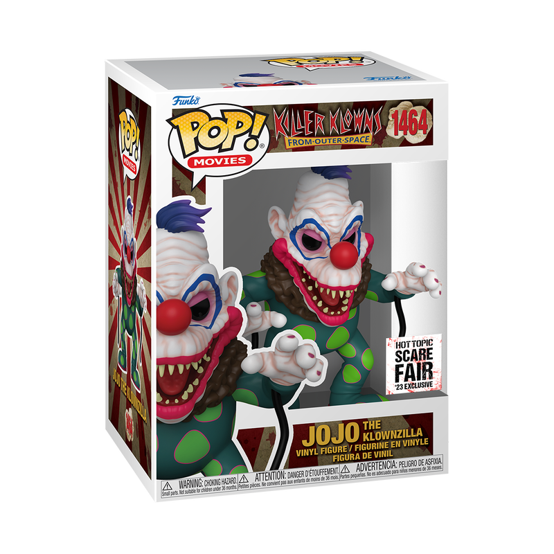  (Box Damage) Funko Pop! Killer Klowns From Outer Space Jojo The Klownzilla (Exclusive) #1464 