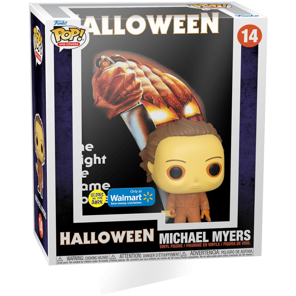 (Light Box Damage) Funko Pop! VHS Covers Halloween Michael Myers (GITD) (Exclusive) #14 