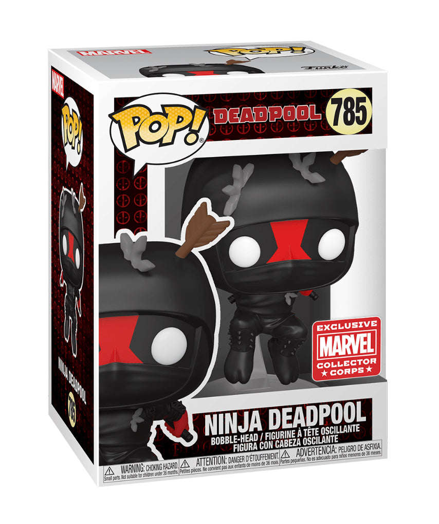 (Light Box Damage) Funko Pop! Deadpool Ninja Deadpool (Collector Corps Exclusive) #785 